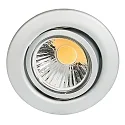 Recessed spot DOWNLIGHT D 3830, Ø 8.8cm, swiveling, matt chrome