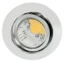 Recessed spot DOWNLIGHT D 3830, Ø 8.8cm, swiveling, chrome