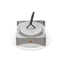 downlight 5068 ECO FLAT SCCT 38° DIM C round, swivelling, CCT Switch IP40