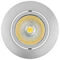 downlight 5068 ECO FLAT SCCT 38° DIM C round, swivelling, CCT Switch IP40, chrome matt dimmable