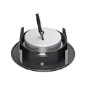 nobilé downlight 5068 ECO FLAT SCCT 38° DIM C round, swivelling, CCT Switch IP40, black matt dimmable