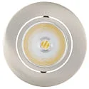 downlight 5068 ECO FLAT SCCT 38° DIM C round, swivelling, CCT Switch IP40, brushed nickel dimmable