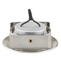 nobilé downlight 5068 ECO FLAT SCCT 38° DIM C round, swivelling, CCT Switch IP40, brushed nickel dimmable