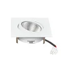 downlight 5068Q ECO FLAT SCCT 38° DIM C square, swivelling, CCT Switch IP40