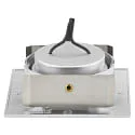 nobilé downlight 5068Q ECO FLAT SCCT 38° DIM C square, swivelling, CCT Switch IP40, chrome matt dimmable