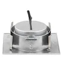 nobilé downlight 5068Q ECO FLAT SCCT 38° DIM C square, swivelling, CCT Switch IP40, chrome matt dimmable