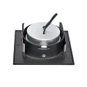 nobilé downlight 5068Q ECO FLAT SCCT 38° DIM C square, swivelling, CCT Switch IP40, black matt dimmable