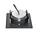 nobilé downlight 5068Q ECO FLAT SCCT 38° DIM C square, swivelling, CCT Switch IP40, black matt dimmable