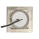 nobilé downlight 5068Q ECO FLAT SCCT 38° DIM C square, swivelling, CCT Switch IP40, brushed nickel dimmable