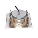 nobilé downlight 5068Q ECO FLAT SCCT 38° DIM C square, swivelling, CCT Switch IP40, brushed nickel dimmable