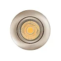 Foco 5068 ECO DOB LED, níquel cepillado regulable