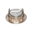 nobilé Luz downlight 5068 ECO DOB redondo, giratorio IP40, níquel cepillado regulable