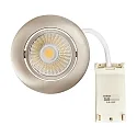 Luz downlight 5068 ECO DOB redondo, giratorio, incl. conductor, juego de 1 IP40, níquel regulable