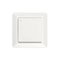 Botón simple, controlable por Bluetooth, brillante, blanco