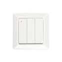 Botón 3 veces, controlable por Bluetooth, brillante, blanco