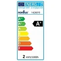 Nordlux Bombilla filamento Globe DECO G125 AVRA conmutable G125 claro E27 2W 200lm 2200K 360° CRI 80  claro, ámbar 