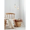 Luminaria colgante HANG E27 IP20, blanco, blanco mate 
