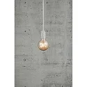 Luminaria colgante HANG E27 IP20, blanco, blanco mate 