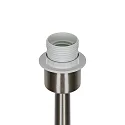 Nordlux Luminaria de pedestal CERA E27 IP20, acero cepillado 