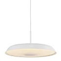 Luminaria colgante PISO plano, redondo, Dim-To-Warm IP20, blanco, blanco mate regulable