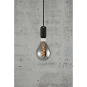 Nordlux Luminaria colgante NOTTI E27 IP20, mate, color café moca, negro 