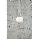 Nordlux Pendant luminaire NOTTI, E27, IP20, glass opal white, gray