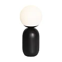 Nordlux Luminaria de mesa NOTTI E14 IP20, mate, color café moca, negro 