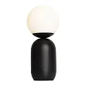 Nordlux Luminaria de mesa NOTTI E14 IP20, mate, color café moca, negro 