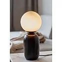 Nordlux Luminaria de mesa NOTTI E14 IP20, mate, color café moca, negro 