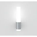 Nordlux Luminaria de espejo HELVA NIGHT LED cilíndrico, con interruptor IP44, cromo, brillante regulable