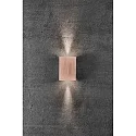 Nordlux Luminaria de pared para exteriores FOLD 10 LED Arriba-Abajo, angular, ajustable, conmutable IP54, brillante, color cobre 