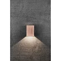 Nordlux Luminaria de pared para exteriores FOLD 10 LED Arriba-Abajo, angular, ajustable, conmutable IP54, brillante, color cobre 
