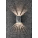Nordlux LED Wall luminaire FOLD 10 LED Outdoor luminaire, 2x 3,5W, 3000K, up to 2x 250lm, IP54, galvanized