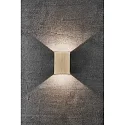 Nordlux Luminaria de pared para exteriores FOLD 10 LED Arriba-Abajo, angular, ajustable, conmutable IP54, brillante, latón 