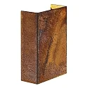 LED Wall luminaire FOLD 10 LED Outdoor luminaire, 2x 3,5W, 3000K, up to 2x 250lm, IP54, corten