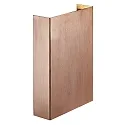 Luminaria de pared para exteriores FOLD 15 LED Arriba-Abajo, angular, ajustable, conmutable IP54, brillante, color cobre 