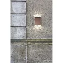 Nordlux Luminaria de pared para exteriores FOLD 15 LED Arriba-Abajo, angular, ajustable, conmutable IP54, brillante, color cobre 