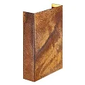 LED Wall luminaire FOLD 15 LED Outdoor luminaire, 2x 3,5W, 3000K, up to 2x 250lm, IP54, corten