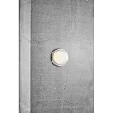 Nordlux Luminaria de pared para exteriores CUBA ENERGY redondo IP54, brillante, blanco opalino, blanco 