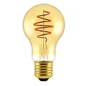LED Filament light bulb SPIRAL DECO Standard, E27, 4,5W, 2000K, 250lm, glass gold