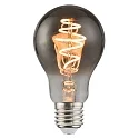 Filamento luminoso en forma estándar SPIRAL DECO E27 5W 120lm 1800K CRI 80 regulable, color humo regulable