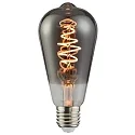 Bombillas Edison en forma de pera DECO ST64 SPIRAL ST64 claro E27 4,5W 140lm 1800K 360° CRI 80 regulable claro