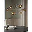 Nordlux Bombilla filamento Globe SPIRAL DECO E27 5W 140lm 1800K CRI 80 regulable, color humo regulable