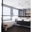 Nordlux Luminaria de baño LANDON LONG IP44, blanco regulable