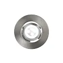 Nordlux ceiling recessed luminaire DON SMART RGB tunable white, RGB IP65, brushed nickel dimmable