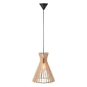 Nordlux Luminaria colgante GROA 35 E27 IP20, marrón, mate, negro