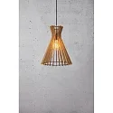 Nordlux Luminaria colgante GROA 35 E27 IP20, marrón, mate, negro