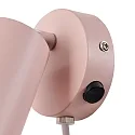 Nordlux Luminaria de pared EXPLORE GU10 IP20, rosa pálido 
