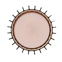 Nordlux Luminaria de techo para exteriores ALUDRA E27 IP54, seaside marrón metálico regulable