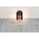 Nordlux Luminaria de techo para exteriores ALUDRA E27 IP54, seaside marrón metálico regulable